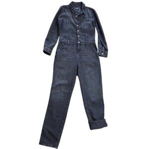 Own Denim Boiler Suit Jumpsuit Black US 4